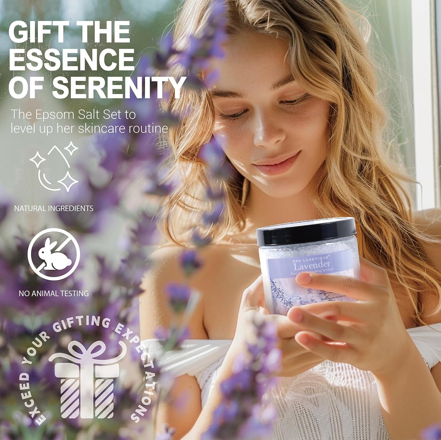 Bath Salts for Soaking, Epsom Salts Gifts Set for Women, 3.17Lbs Bath Salts for Women, Epsom Salts for Soaking, Mother'S Day Christmas Gifts for Woman Mom