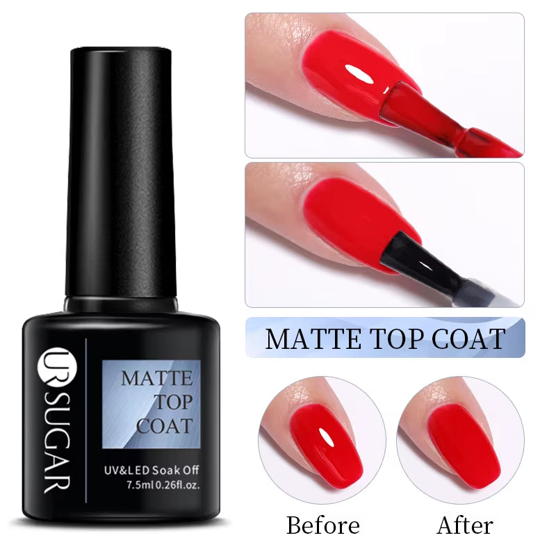 7.5Ml Nude Glitter Color Nail Gel Polish Semi-Permanent Varnish Soak off Nail Art Base Top Coat UV LED Gel Manicure