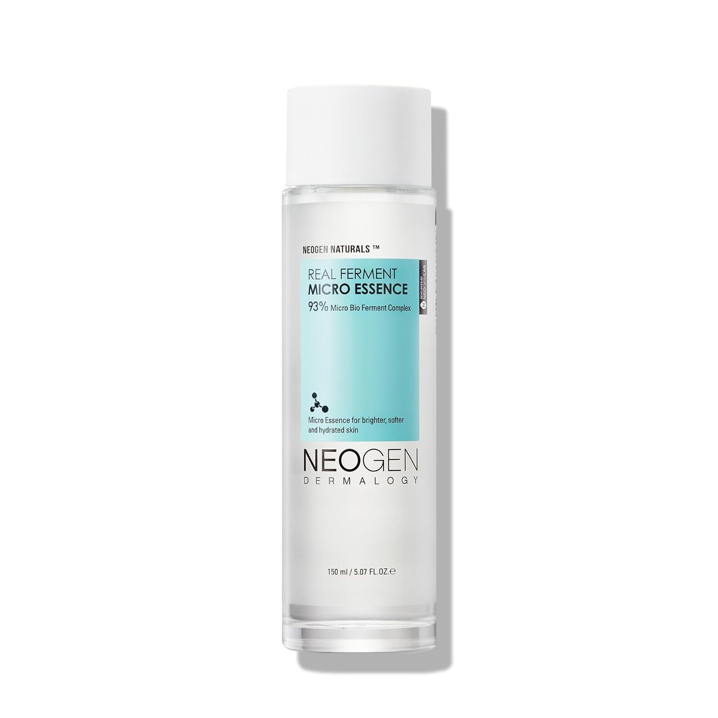 NEOGEN DERMALOGY Real Ferment Micro Essence 5.07 Fl Oz (150Ml) - 93% Naturally Fermented Facial Essence, Instantly Hydrates and Delivers Healthy Supple Skin - Korean Skin Care