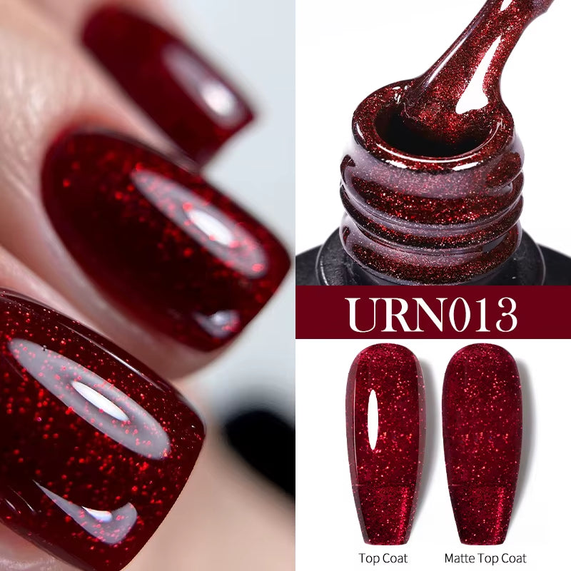 7.5Ml Nude Glitter Color Nail Gel Polish Semi-Permanent Varnish Soak off Nail Art Base Top Coat UV LED Gel Manicure