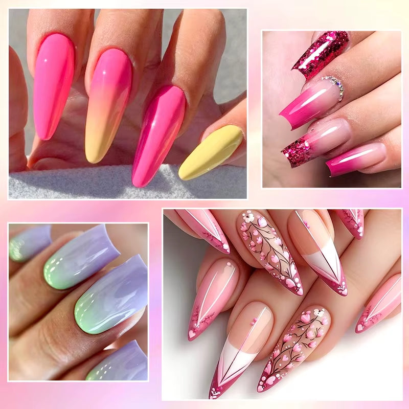 7Pc Nail Gel Polish Set DIY Nail Art Design All for Decoration Soak off UV Gel Long Lasting Manicure Painting Gel Vernis Kits