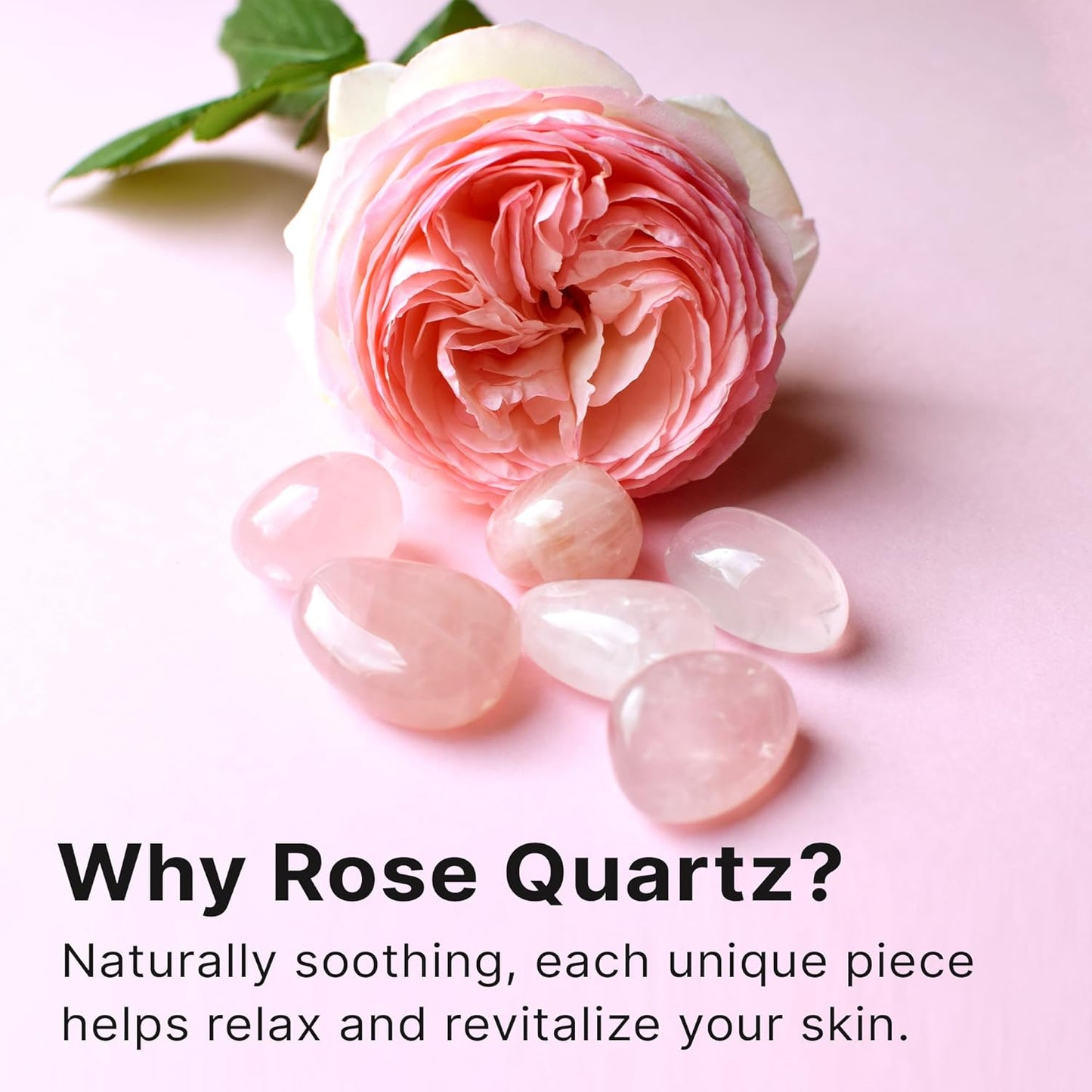 Rose Quartz Face Roller - Relaxation Gifts for Women, Skin Care Tools for Fine Lines and Wrinkles, Teenage Girl Gifts, Beauty Gift Ideas, Face Massager Tools, Facial Tool, Self Care Gift for Women