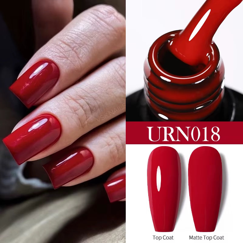 7.5Ml Nude Glitter Color Nail Gel Polish Semi-Permanent Varnish Soak off Nail Art Base Top Coat UV LED Gel Manicure