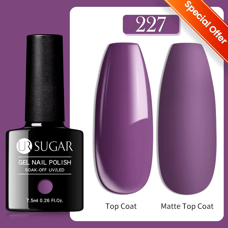7.5Ml Nude Glitter Color Nail Gel Polish Semi-Permanent Varnish Soak off Nail Art Base Top Coat UV LED Gel Manicure