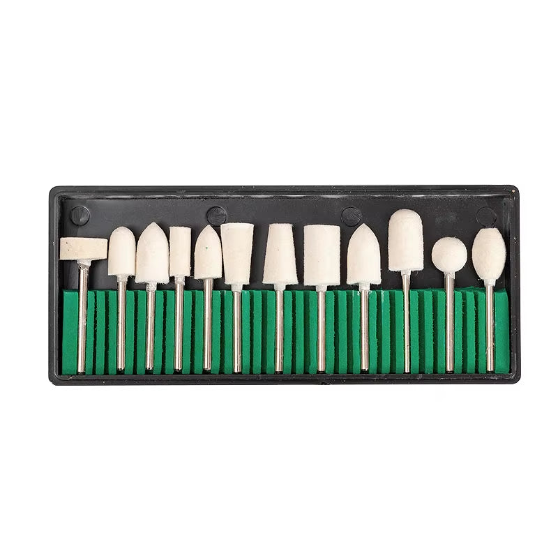 2.35Mm Nail Drill Bits Set Quartz Scrub Stone Diamond Wool Milling Cutter for Manicure Tools Grinding Mill Pedicure Kit