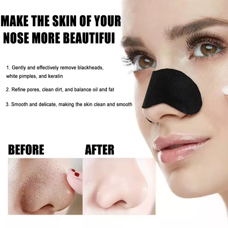 Blackhead Removal Nose Strips, Deep Cleansing and Refreshing Skin, Instantly Unclogs Pores, Nose Strips