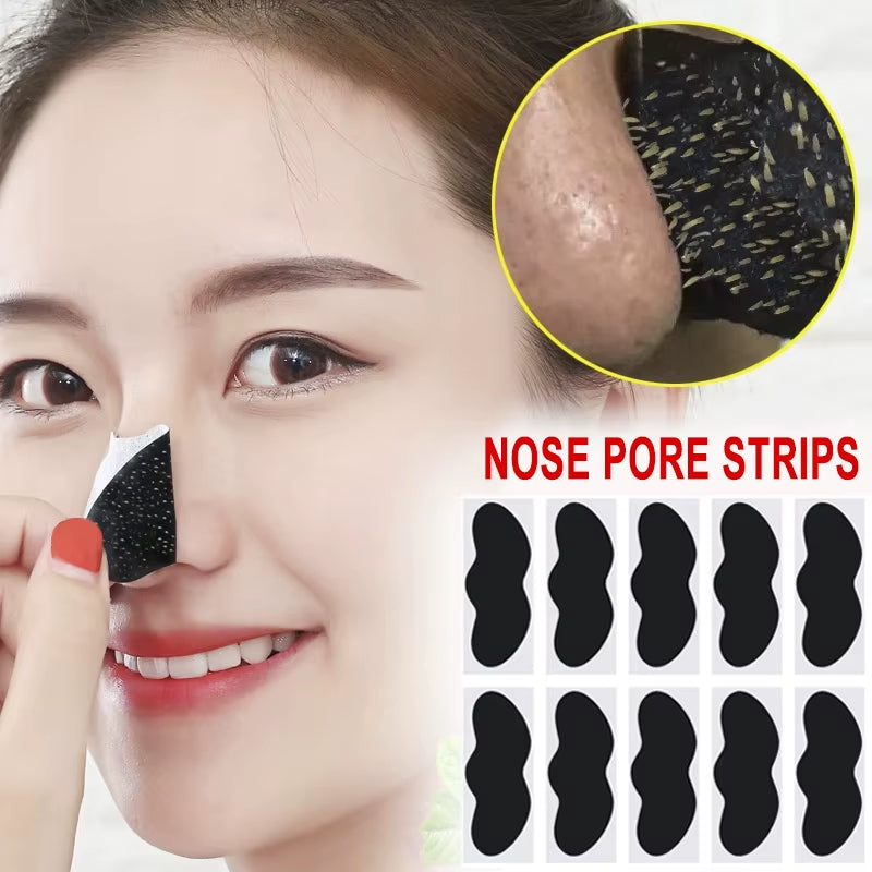 Blackhead Removal Nose Strips, Deep Cleansing and Refreshing Skin, Instantly Unclogs Pores, Nose Strips