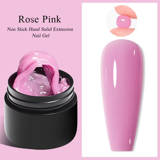 7Ml Clear Non Stick Hand Solid Extension Nail Gel Polish Carving Flower Nail Art Building UV Gel Acrylic Varnish