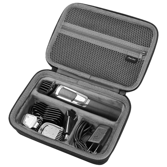Hard Travel Case for Multigroom Series 3000 5000 7000 MG3750 MG5750/49 MG7750/49 Men'S Electric Trimmer Shaver and Attachments Father'S Day Choice -Black