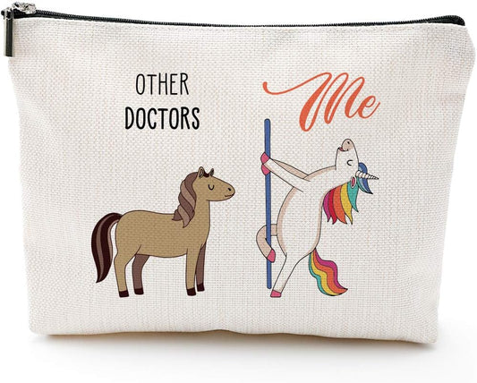 Doctor Gifts for Women,Doctor Fun Gifts, Doctor Bags for Women,Doctor Makeup Bag, Make up Pouch, Doctor Birthday Gifts