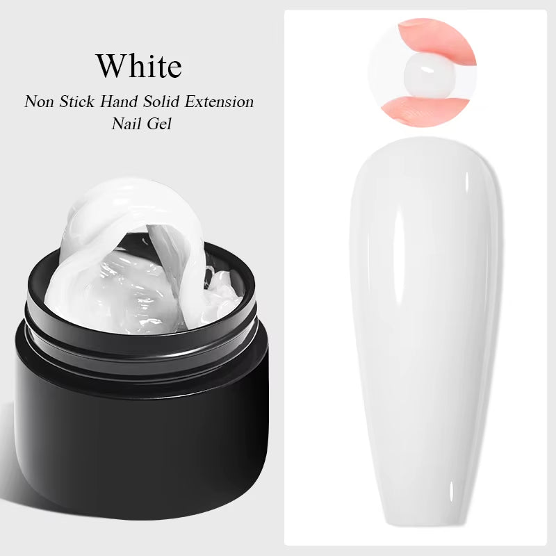 7Ml Clear Non Stick Hand Solid Extension Nail Gel Polish Carving Flower Nail Art Building UV Gel Acrylic Varnish